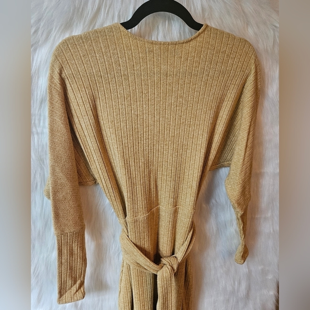 Shelley Klassen Goldenrod Knit Sweater Dress - Picture 5 of 12